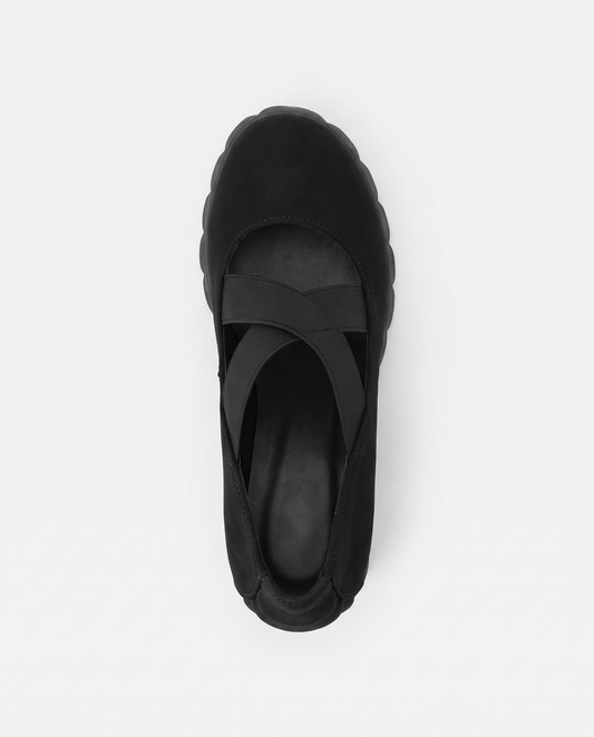Lou™ | Zapatos para mujer con plataforma, puntera redonda, correa cruzada y tacón grueso