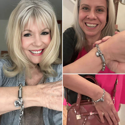 Pulsera Con Dije De Corazón De Oro