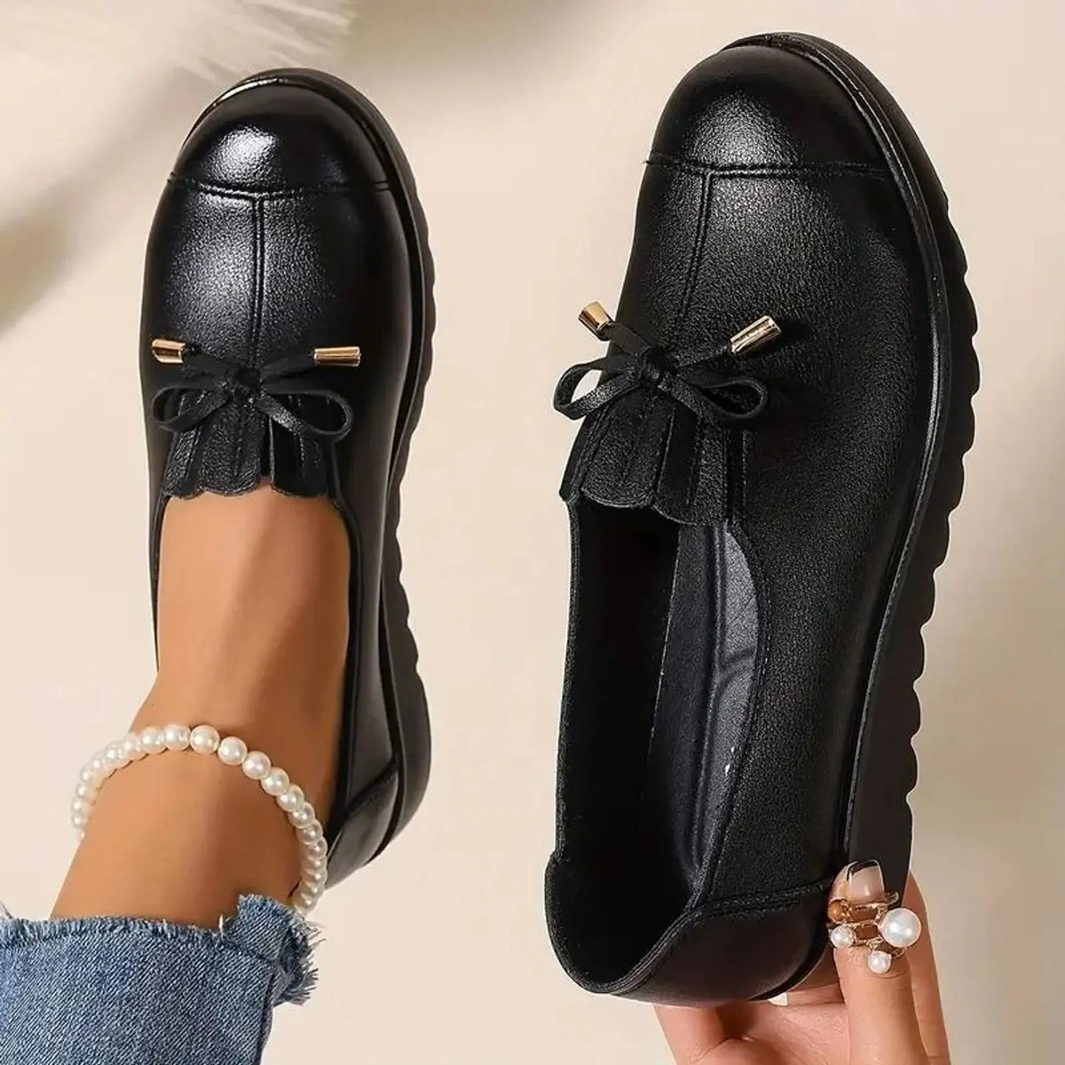 Éloryne™ | Mocasines elegantes y cómodos con suela flexible