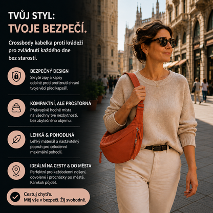 Tereza | Oranžová taška přes rameno