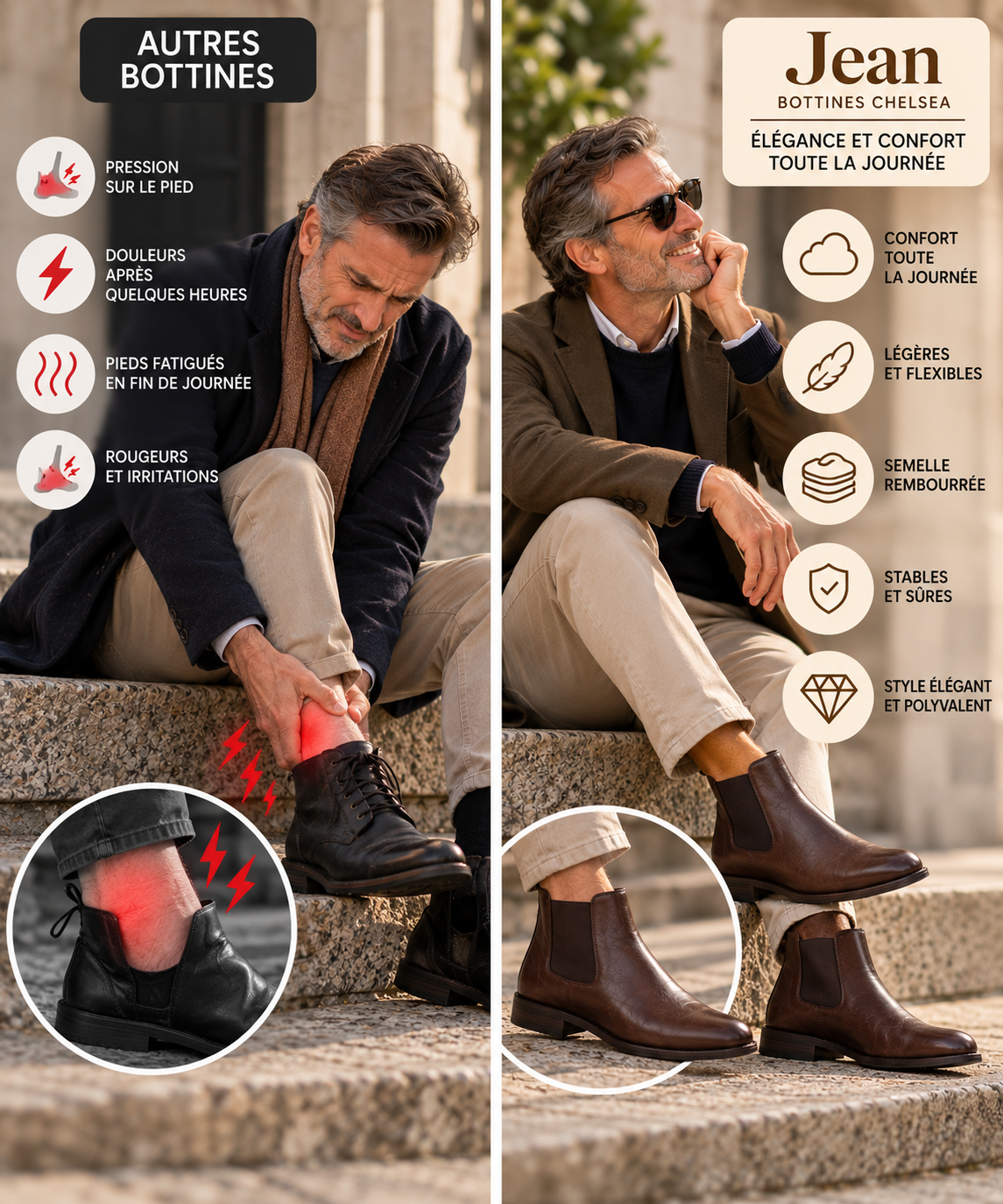 Jean™ | Botas elegantes y cómodas para hombre