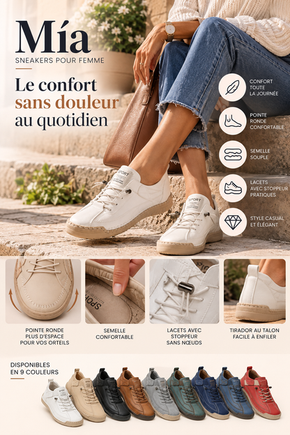 Mía™ | Zapatillas cómodas para mujer – Sin dolor de pies