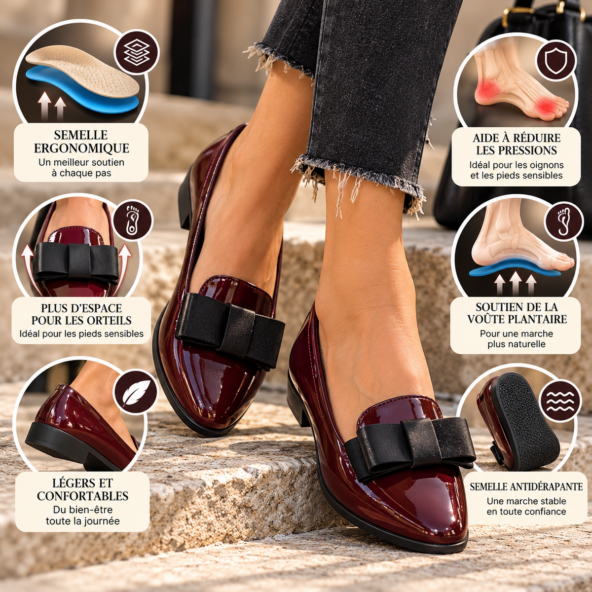 Serena™ | Mocassins décontractés et confortables