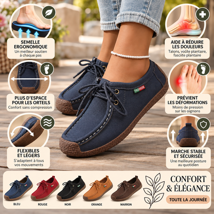 Sidonie™ | Mocasines con cordones, flexibles y cómodos para mujer