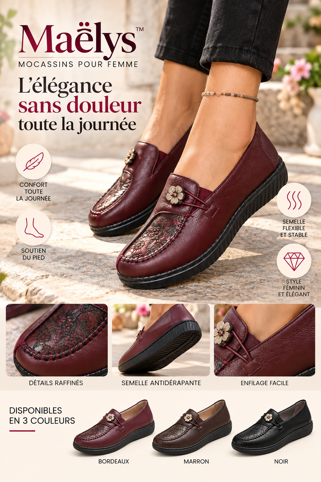 Maëlys™ | Mocasines flexibles y cómodos para mujer