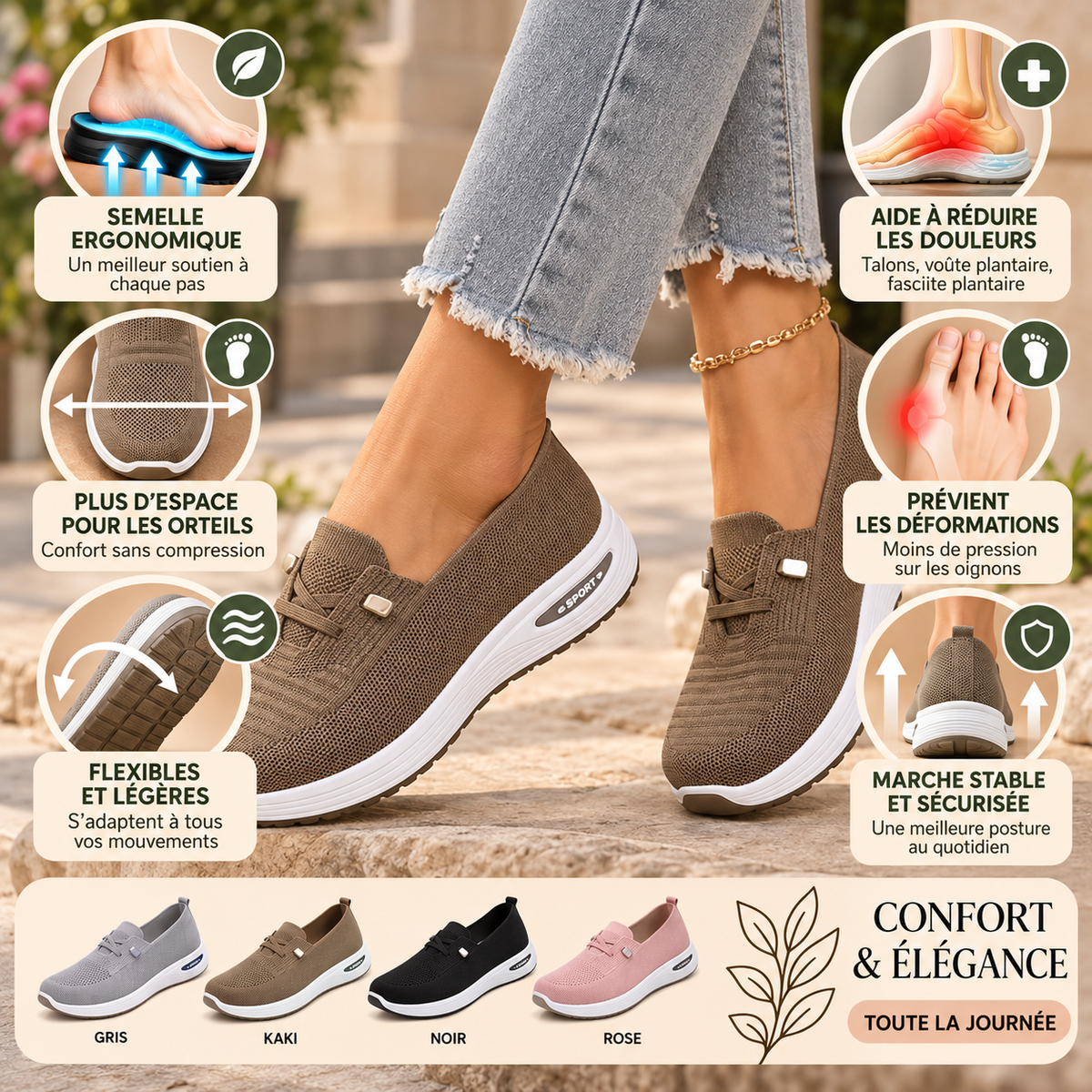 Célestine™ | Zapatillas transpirables, ligeras y cómodas para mujer