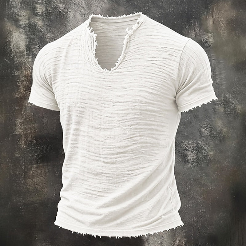 Jan | Camiseta De Estilo Vintage Con Cuello En V