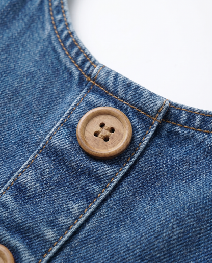 Saylor | Jeansjacka i vintagestil