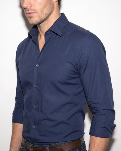 Slim fit-skjorta