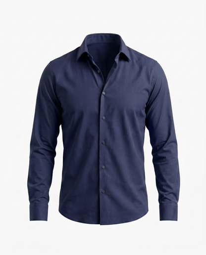 Slim fit-skjorta