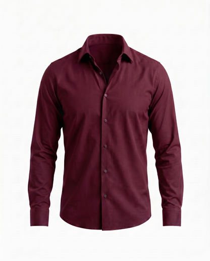 Slim fit-skjorta