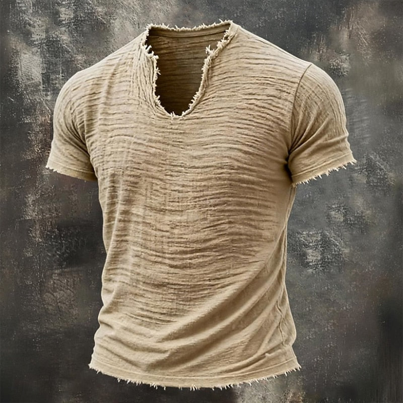 Jan | Camiseta De Estilo Vintage Con Cuello En V