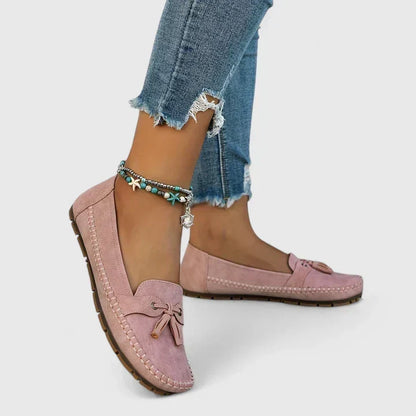 Pauline | Mocassins pour femme avec nœud