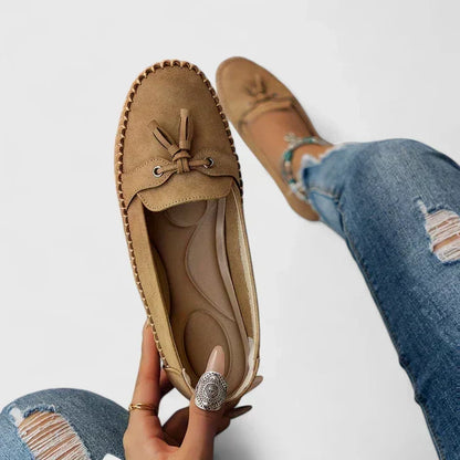 Pauline | Mocassins pour femme avec nœud