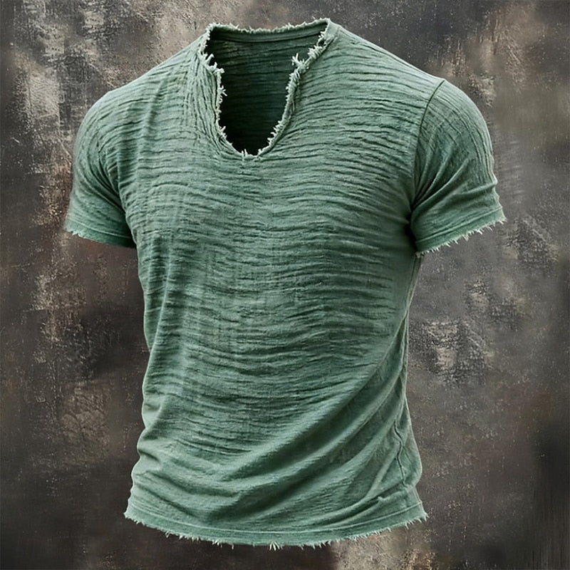Jan | Camiseta De Estilo Vintage Con Cuello En V