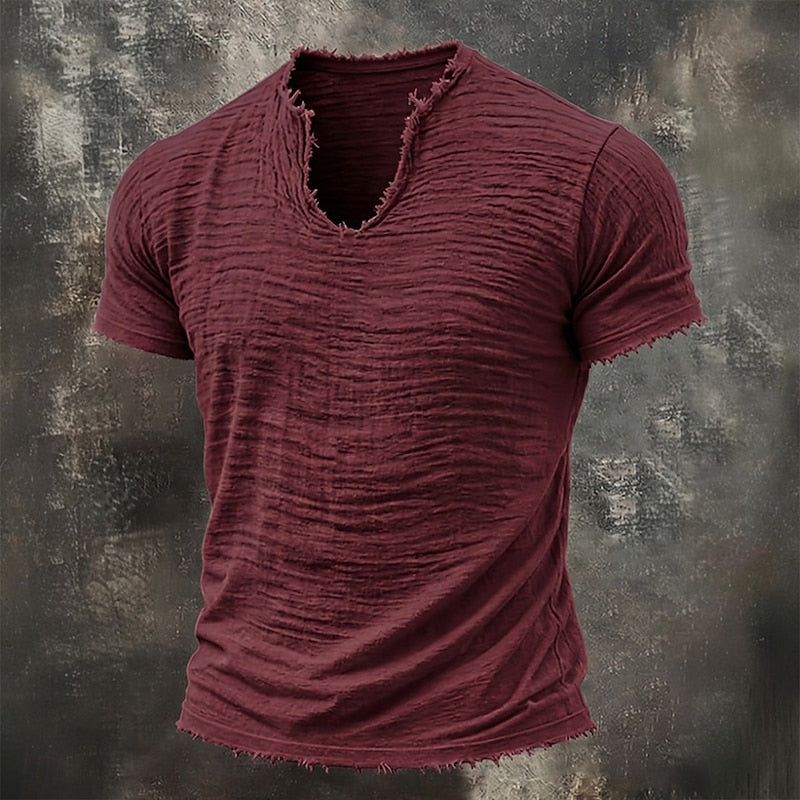 Jan | Camiseta De Estilo Vintage Con Cuello En V